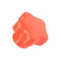 PHK11341O PHK1134-01-O ICG 6 LOBE HAND KNOB ORG